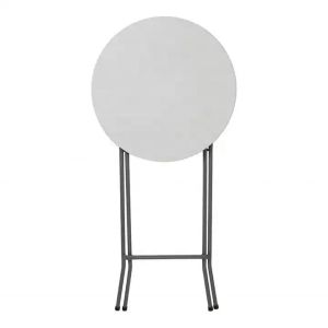 Mail Packing 60cm Round White Plastic Mini Bar Dining Table with Customized