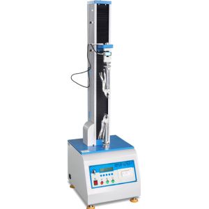 China Single Column Leather Tensile Testing Machines 2KN With Microcomputer Display on sale China Single Column Leather Tensile Testing Machines 2KN With Microcomputer Display on sale