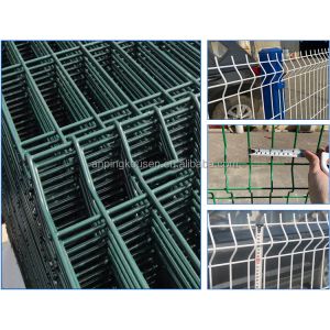 Square or Rectangular Post Twin-Wire Fence with Galvanized and Powder Coated