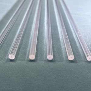 150mm length Sapphire Tube Wear Resistance Customized Design And Shape