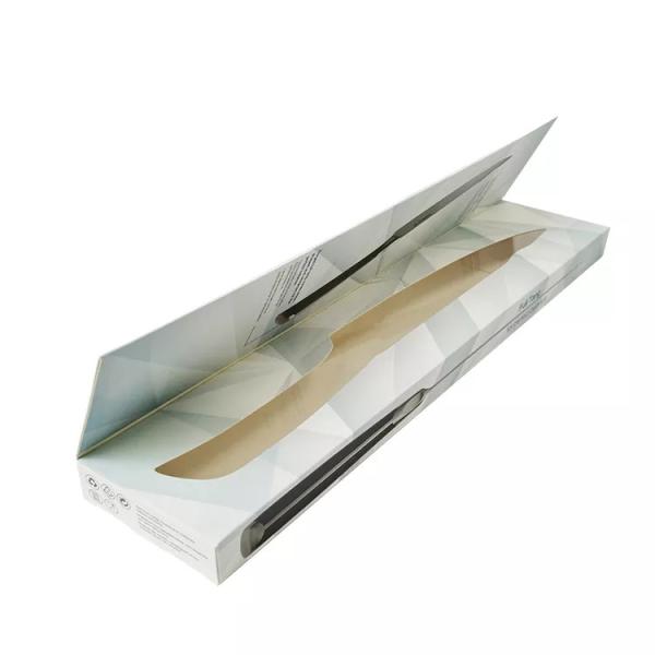 Logo Custom Printed Recycled Paper Packaging Knife Boxes With Hook