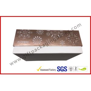 Luxury Custom Cosmetic Boxes / Cosmetic Product Packaging With Snow Pic Lid ,