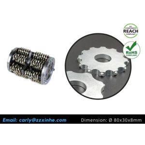 8-Sided Carbide Tipped Milling Cutters Slats 80x30x8 And In The Blastrac Von Arx