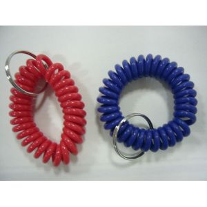 Cheap Big quantity sales to United States high quality strong pulling force wrist coil key chain for sale