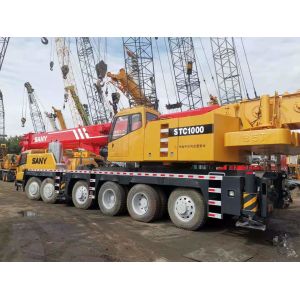 Sany STC1000 Used Mobile Crane , 100T 2nd Hand Mobile Cranes