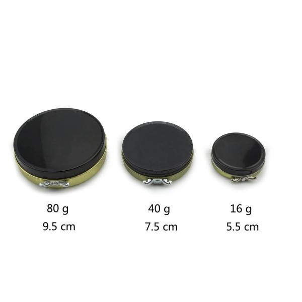 Round Metal Storage Containers Shoe Polish Tin With Different Versions