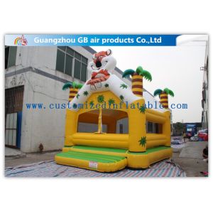 Tiger Bouncers Inflatable Commercial Inflatable Playground Castle For Jumping