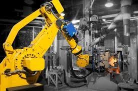 6 Axis 700Kg FANUC M-900iB/700 Robot Arm With AOTAI Welder And BINZEL MAG Gun