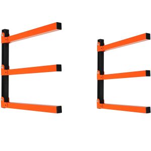 Lumber Storage Metal Rack Wood Rack Organizer Five Layers   Detachable