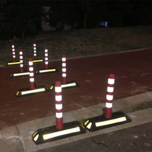 Rubber Reflective Road Cones High Visible Traffic Management Cones