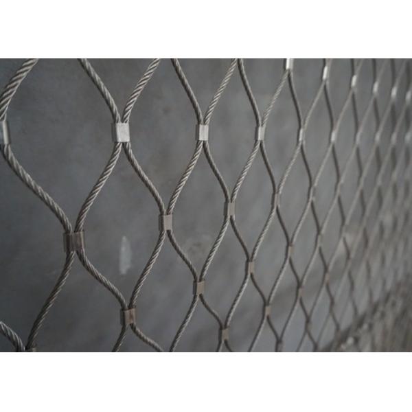 Quality Black Oxidized Zoo Wire Mesh 30*30mm Zoo Aviary Netting SS316 Cable Wire wholesale