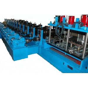 Cheap Colored Glaze Steel Guardrail Roll Forming Machine 1.5mm - 3.0mm Thickness for sale