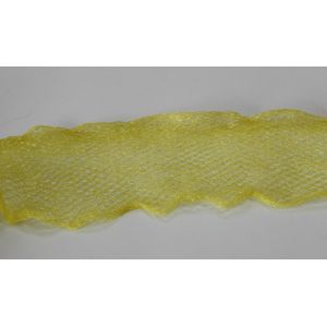 Yellow HDPE Fruit And Vegetable Mesh Net Bag Packing