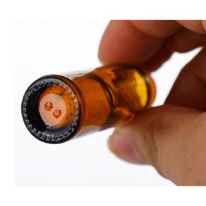 3ml/5ml/10ml Amber Glass Roller Bottles With Stainless Steel Roller Ball