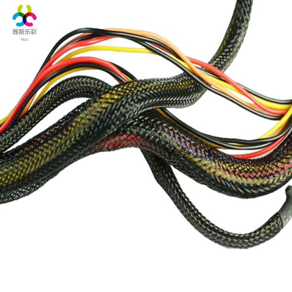 Operating Range -50°C to 150°C Sleeve Braided Cable Wrap with Zipper Braided