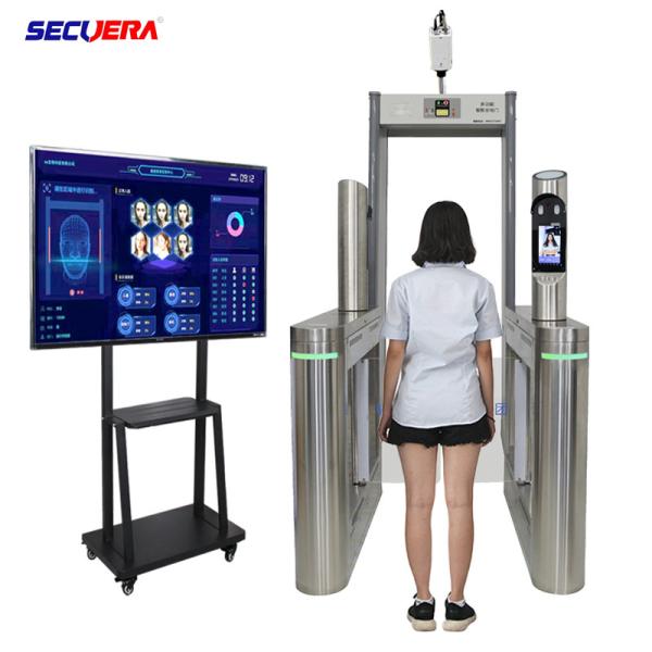 Quality Metal Detector System Walk Through Temperature Scanner With Face Recognition Camera wholesale