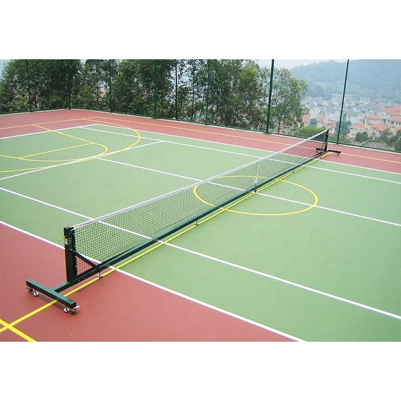 Polyethylene Portable Beach Tennis Net 4.0mm Braided Knotted Tennis Court Nets professional tennis net