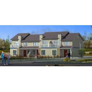 Waterproof Construction And Building Materials , Light Gauge Steel WPC House