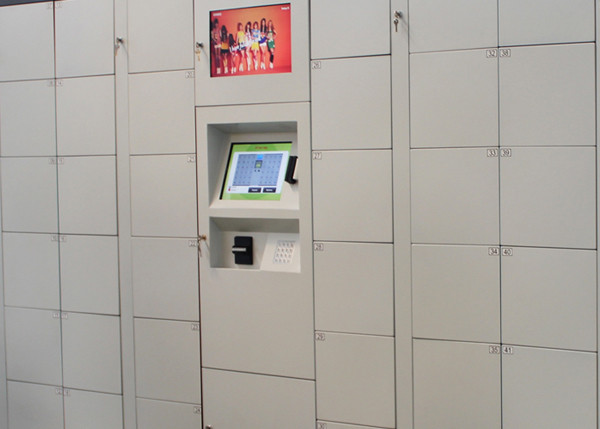 Safe Indoor Personal Effects Electronic Lockers for Home Customized Self Service