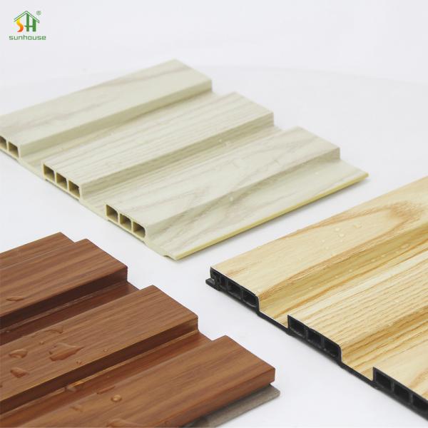 Customized Versatile Breathable Triple-Hole Grating Board Durable Wpc Fluted