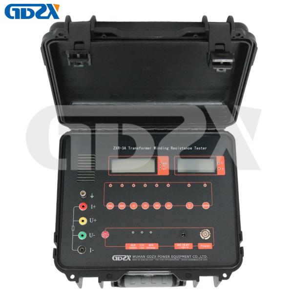 ZXR-3A Anti Interference Transformer Winding Resistance Tester With Intuitive