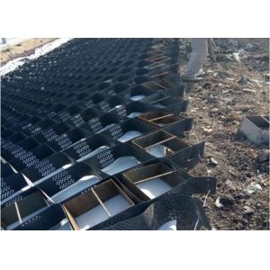 HDPE 330mm Geocell Ground Grid For Embankment Stabilization