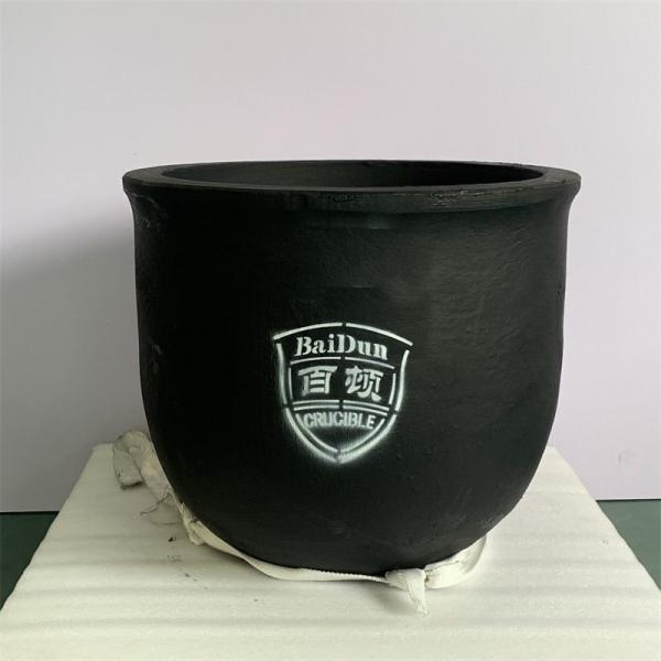 Large Round Zinc Fusing Crucible Chemical Resistance Good Thermal Shock