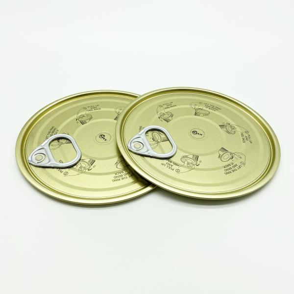 Quality 603# Professional Easy Open End, Tinplate customized color and thickness, For canned food packing wholesale