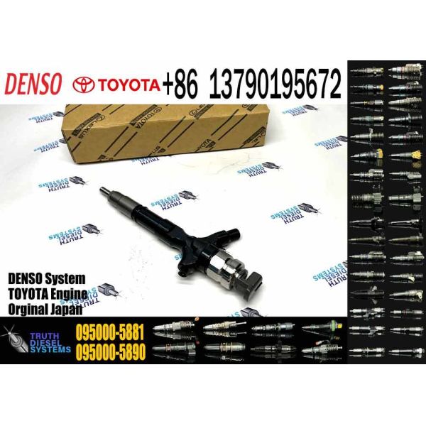 Quality Common Rail Fuel Injector 23670-30050 095000-5881 for Toyota Hiace Hilux 2KD wholesale