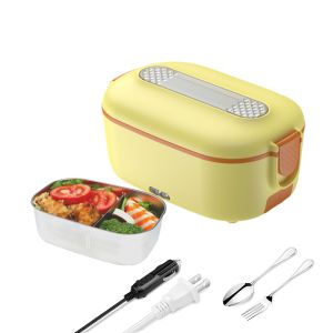 China Leakproof Stainless Steel Electric Lunch Box Light Blue 1.5L Capacity 70W Power 20min Heating Time on sale
