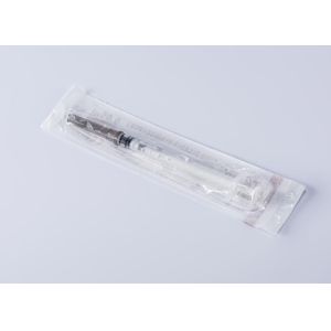 Fixed Dose Immunization FDA510K Auto Disable Syringe With Needle 0.5ML