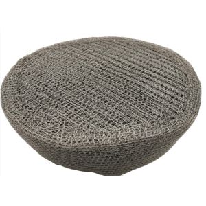 SS316L Knit Mesh Demister Pad with 500mm Width and Irregular Hole for Corrosion