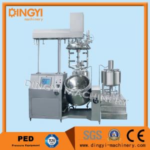 Stainless Steel Vacuum Emulsifying Mixer , Cosmetic Cream Mixers With PLC Control