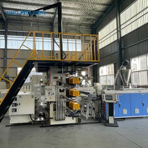 Automatic PVC Artificial Marble Sheet Making Machine with Screw Material