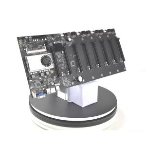 Cryptocurrency Ethereum 8 Gpu Mining Motherboard Celeron ® 1037U 8 PCIE 16X 50mm