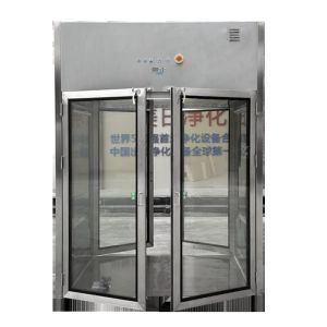 Double Door Clean Room Pass Box For Lab Hepa Adopts H14 Air Shower Pass Box