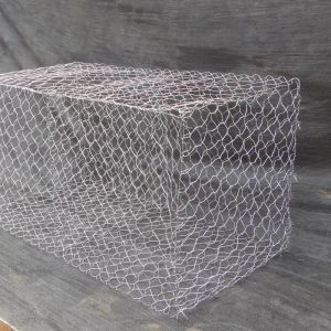 60x80mm 3.4mm Dia Woven Gabion Baskets For Port Project