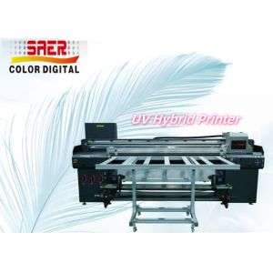 Roll To Roll And Flatbed UV Printer CMYK White Varnish UV Printing Machine