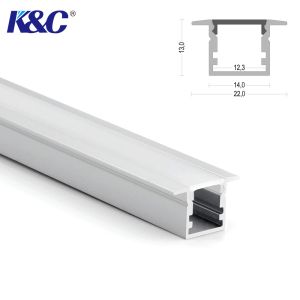 Temper Aluminum Led Profile Extrusion Channel 6063 T5 Sandblasting