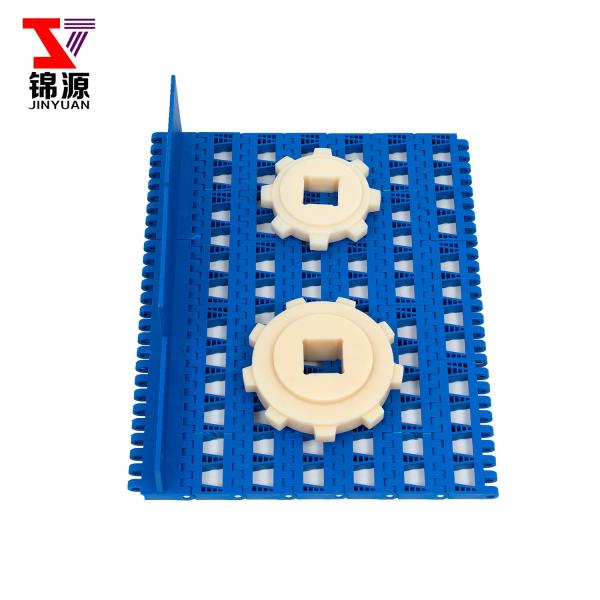 Quality                  Cheap Conveyor Belt Conveyor Baffle Belt Plastic Safe Module Used in Food Process              wholesale