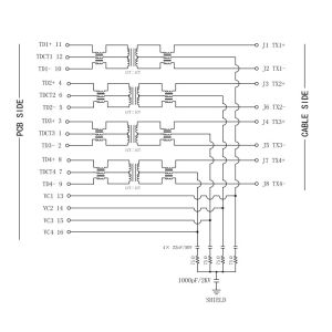 1000Base - T POE Magnetic Rj45 Socket Shielded W/LED Gigabit Ethernet Connector