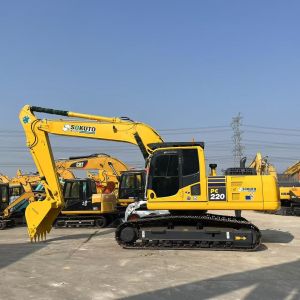 China 2022 Year Japan Made Komatsu PC220 Crawler Excavator Medium Construction Machine on sale