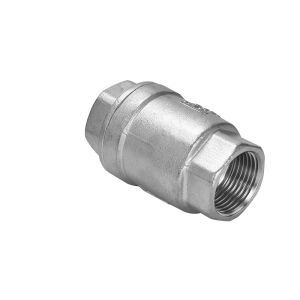 China Stainless Steel 316 Female Thread Check Valve Vertical Type with Water Media Function on sale