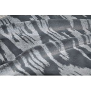 Printed Imitation Rabbit Fur 100% Polyester 150cm CW Or Adjustable