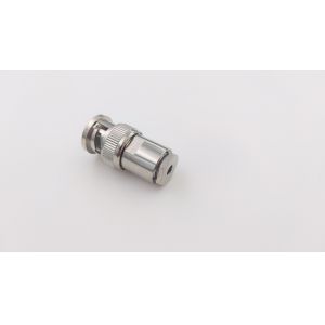 Male Straight 50 Ohm Coax With Bnc Connectors Panel Mounting DC 4GHz Nickel