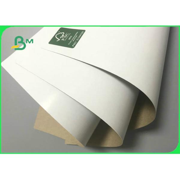 coated kraft board 140 - 200gsm One Side Coated Kraft Board For Boxes Making