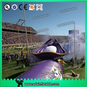 Giant Event Entrance Tunnel Inflatable Skeleton Skull Replica