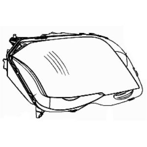 2048208959 Headlight for MERCEDES-BENZ GLK-CLASS (X204)