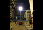 Road Paving Site Glare Free Balloon Lights In LED / Tungsten / HMI Fit Road