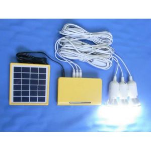 mINI solar power system 3W solar system with 2.4AH lithium battery for solar